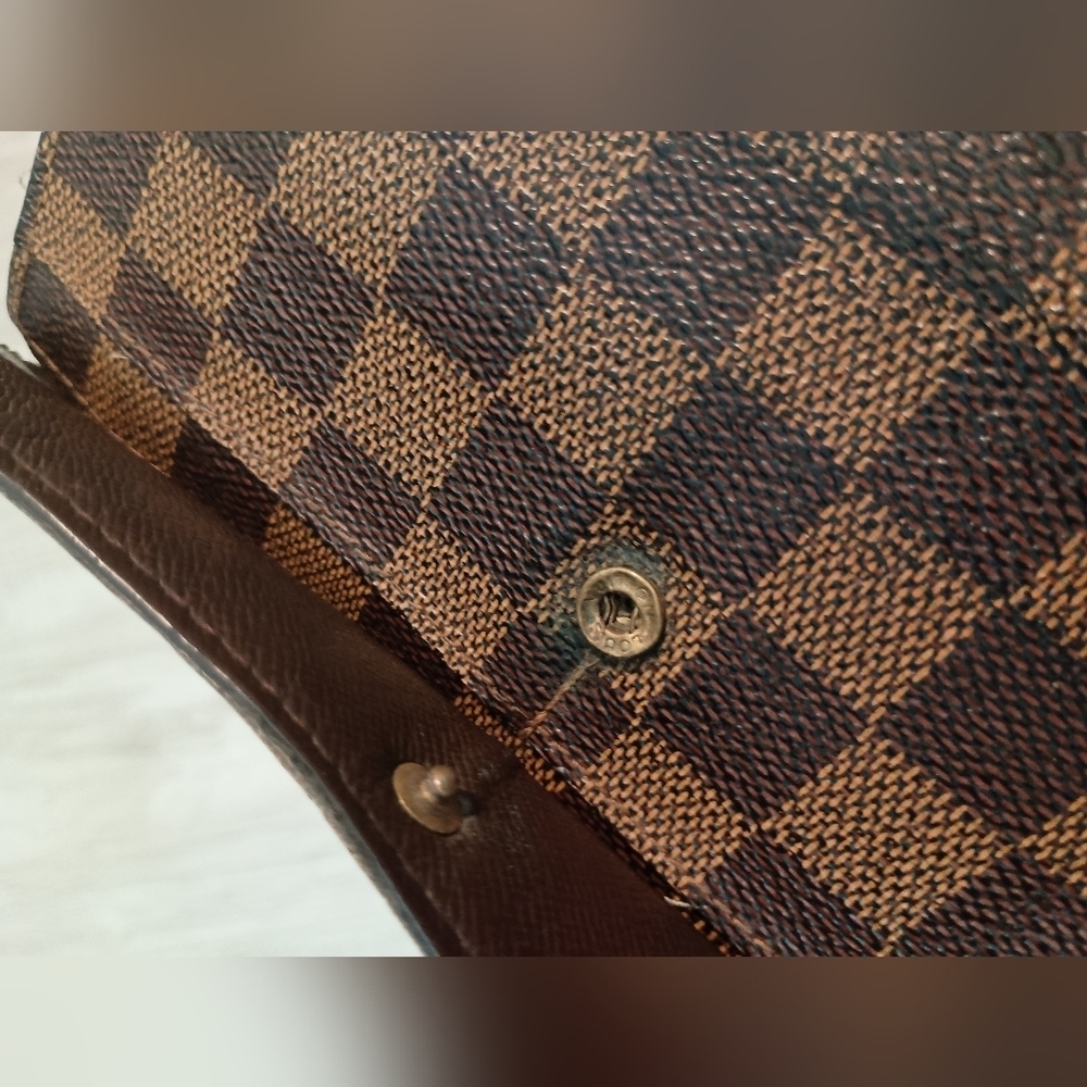 Louis Vuitton Portefeuille Sarah Long Bifold Damier Wallet Checkerboar - Picture 5 of 13